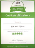 TripAdvisor Certificate of Excellence 2014